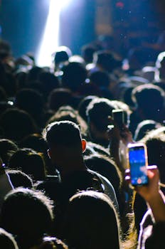 Heads of Crowd on Event